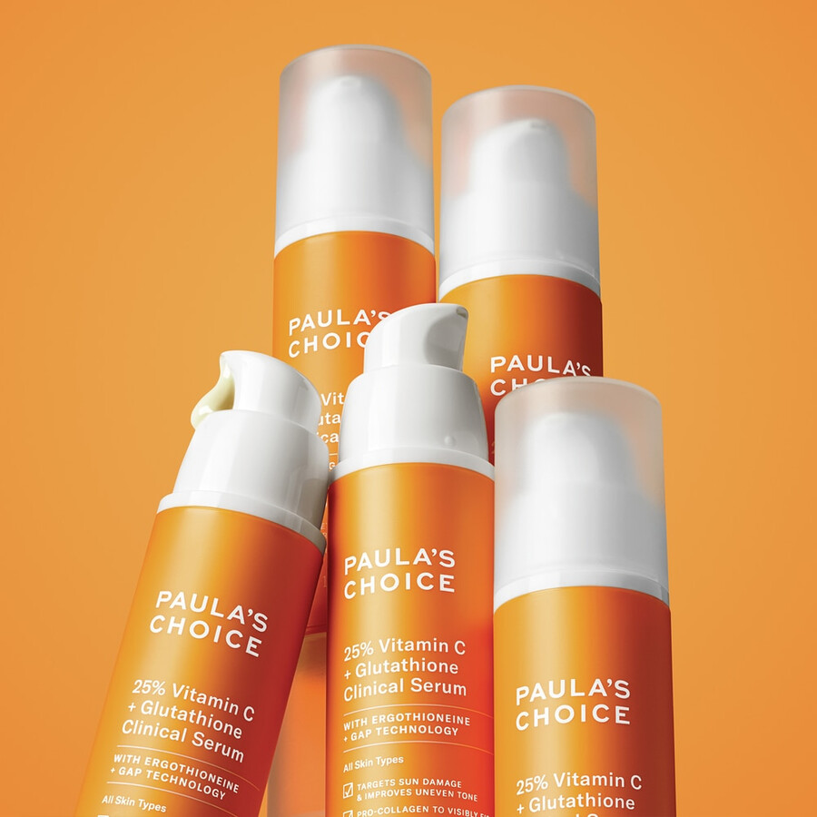 serum met 25 vitamine c glutathion voor een ongelijkmatige huid