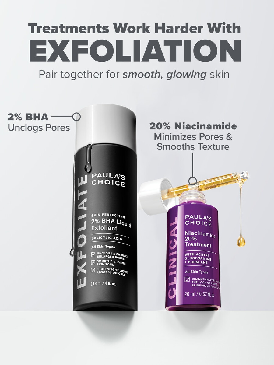 klinische behandeling met 20 niacinamide serum