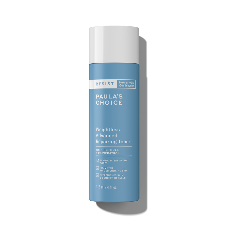 resist weightless advanced repairing toner voor de vette huid