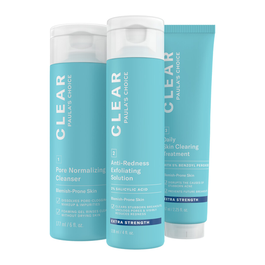 clear extra sterke acne producten kit