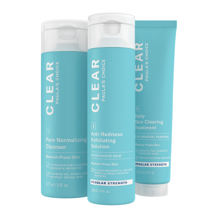 clear acne producten kit met normale sterkte