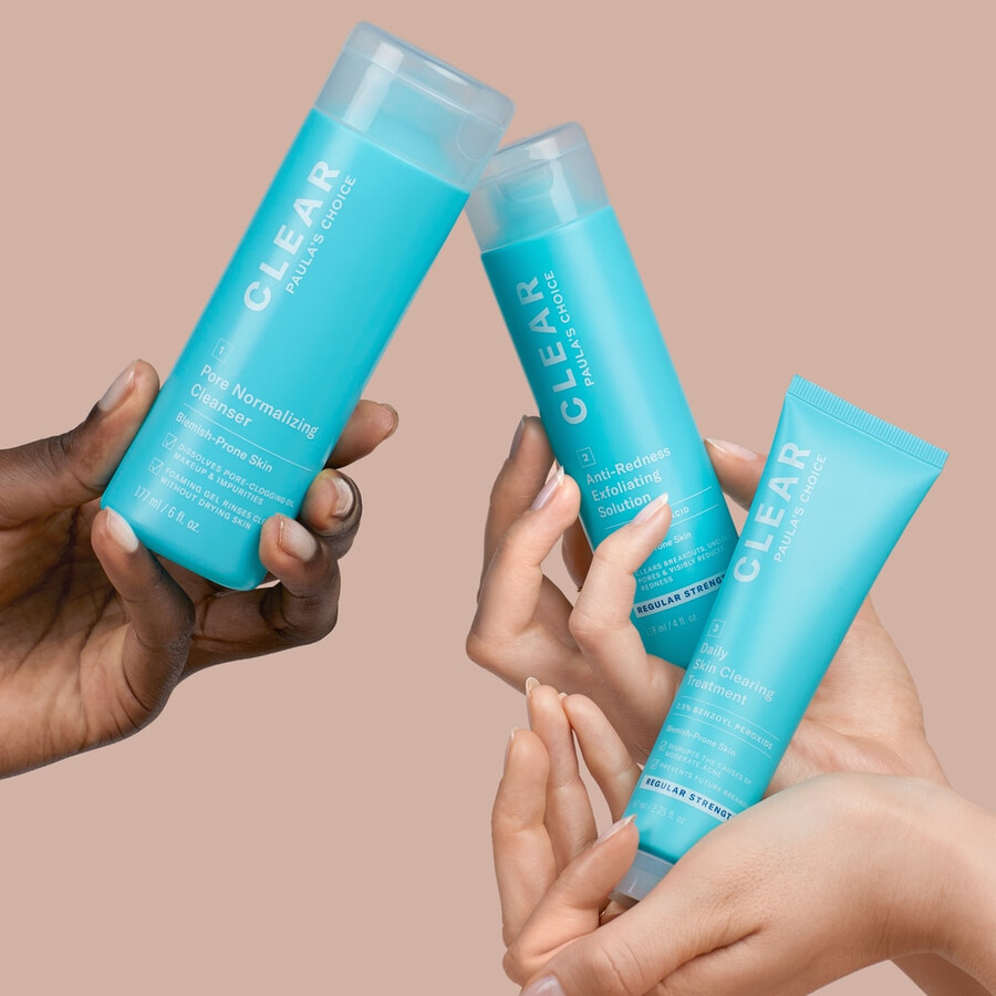 clear acne producten kit met normale sterkte