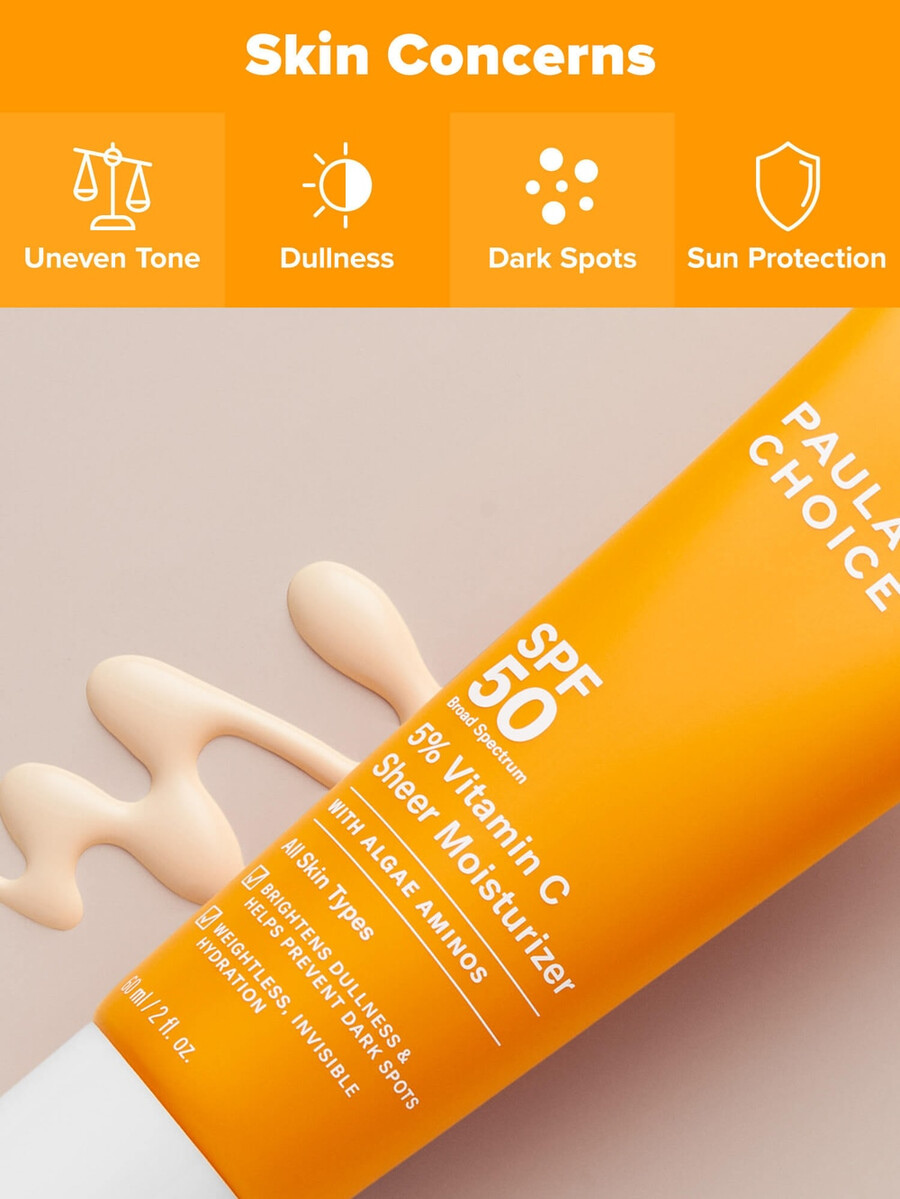 5 vitamine c lichte hydraterende crème met spf 50
